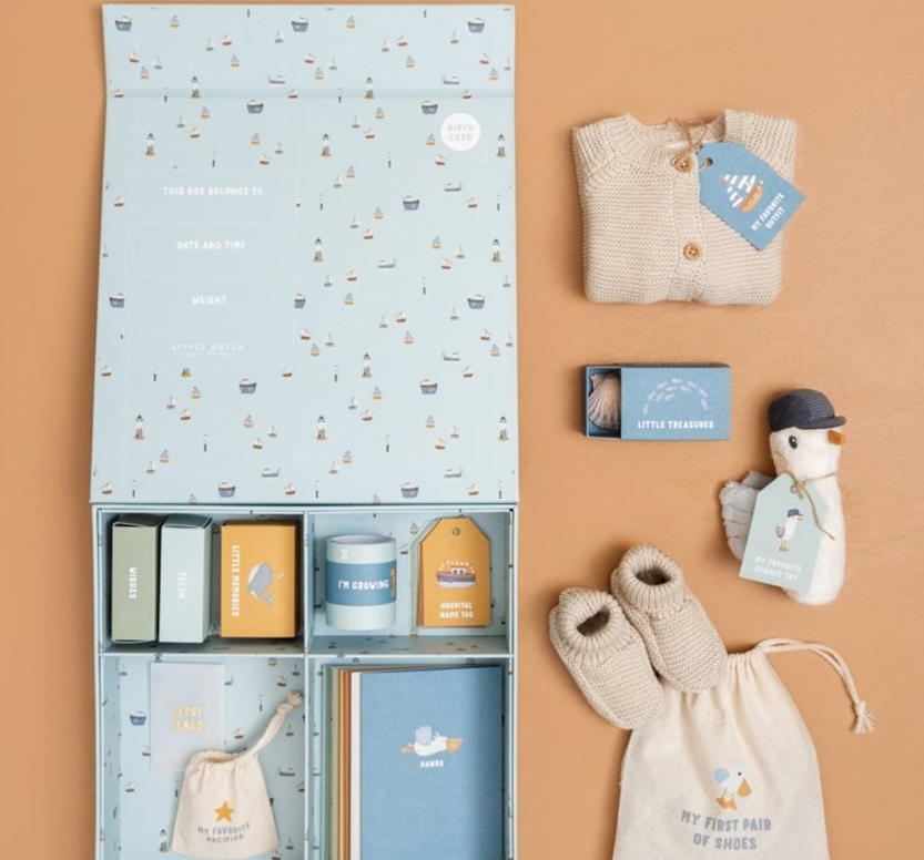 Cutie memory box pentru amintirile bebelusului - Sailors Bay - Little Dutch