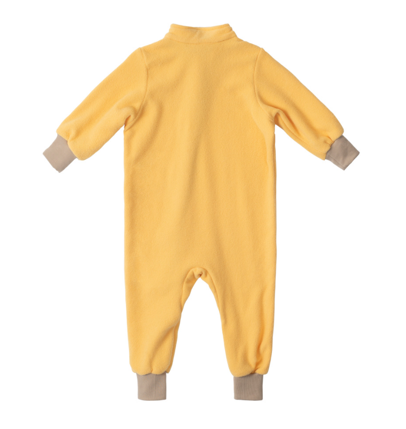 Salopeta fleece galbena - Yellow mellow - Leokid