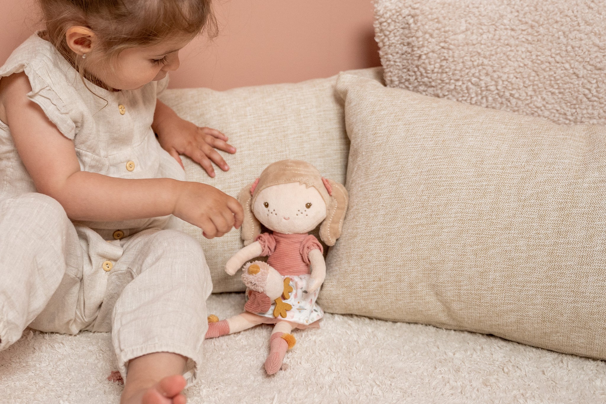 Papusa textila Anna 35 cm - Little Dutch